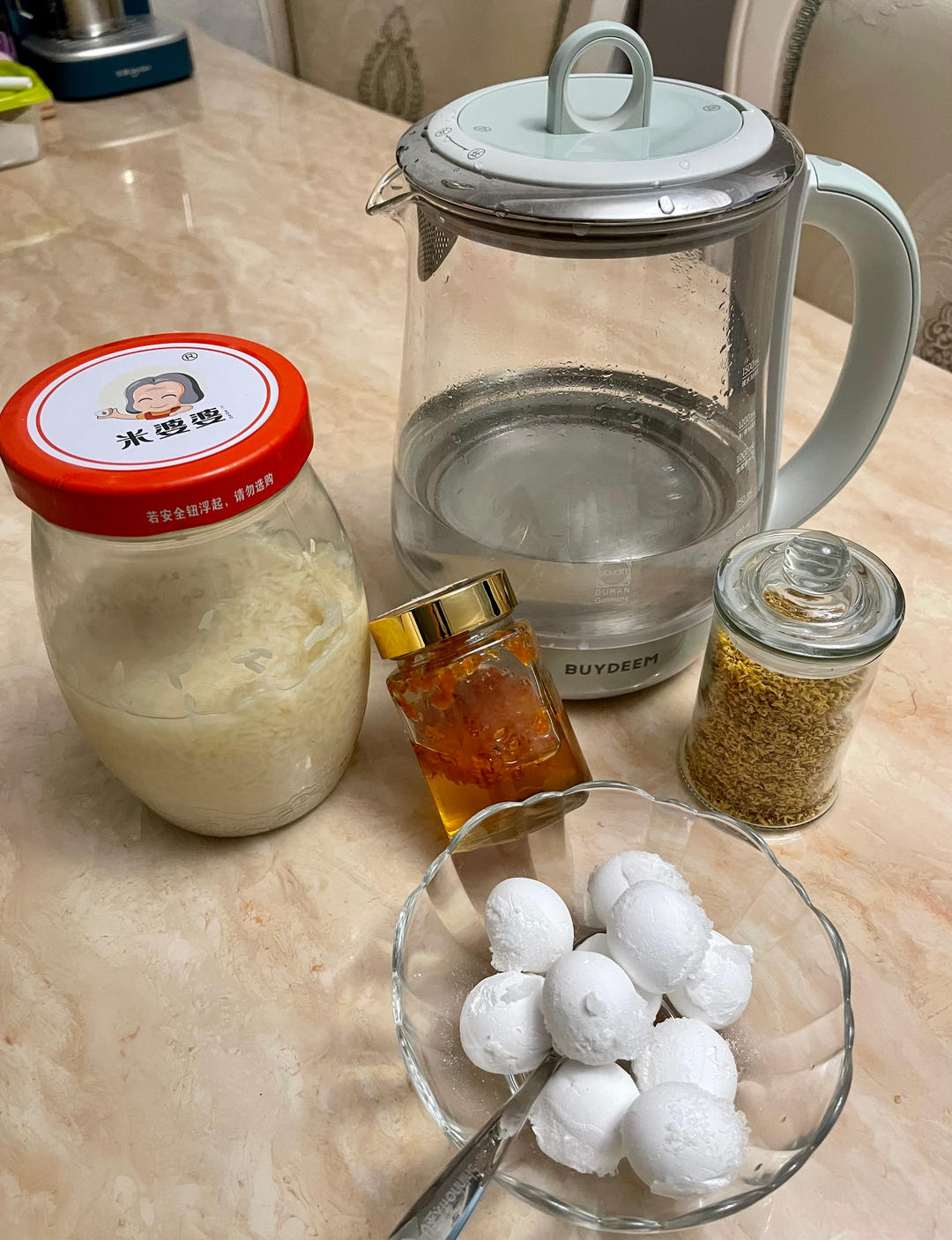 桂花酒酿小元宵【养生壶食谱12月】