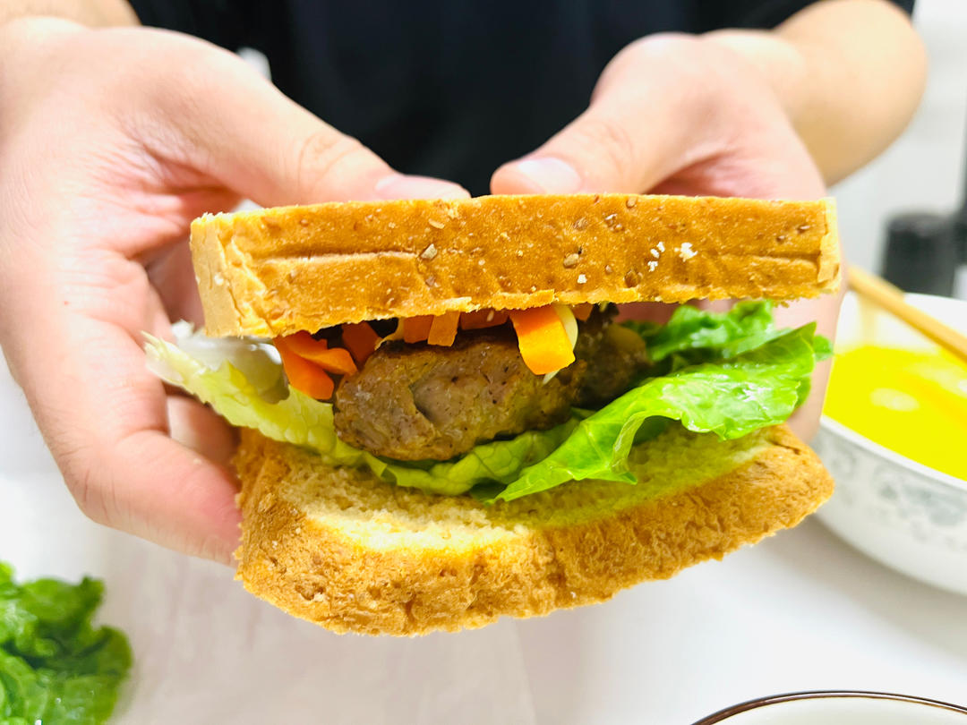 超详细汉堡牛肉饼｜附自制汉堡搭配#Healthymeals#减脂必撸16