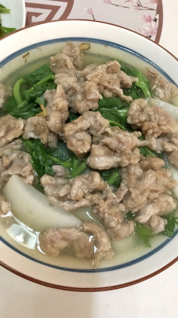 【创意小厨娘】四川农家特色美食——滑肉汤