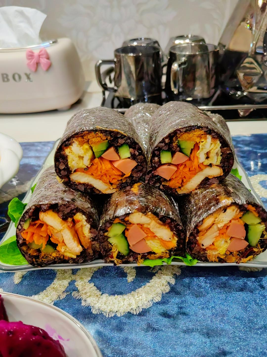 好吃🉐️感动😹的【紫米饭团】，看图秒会❗️