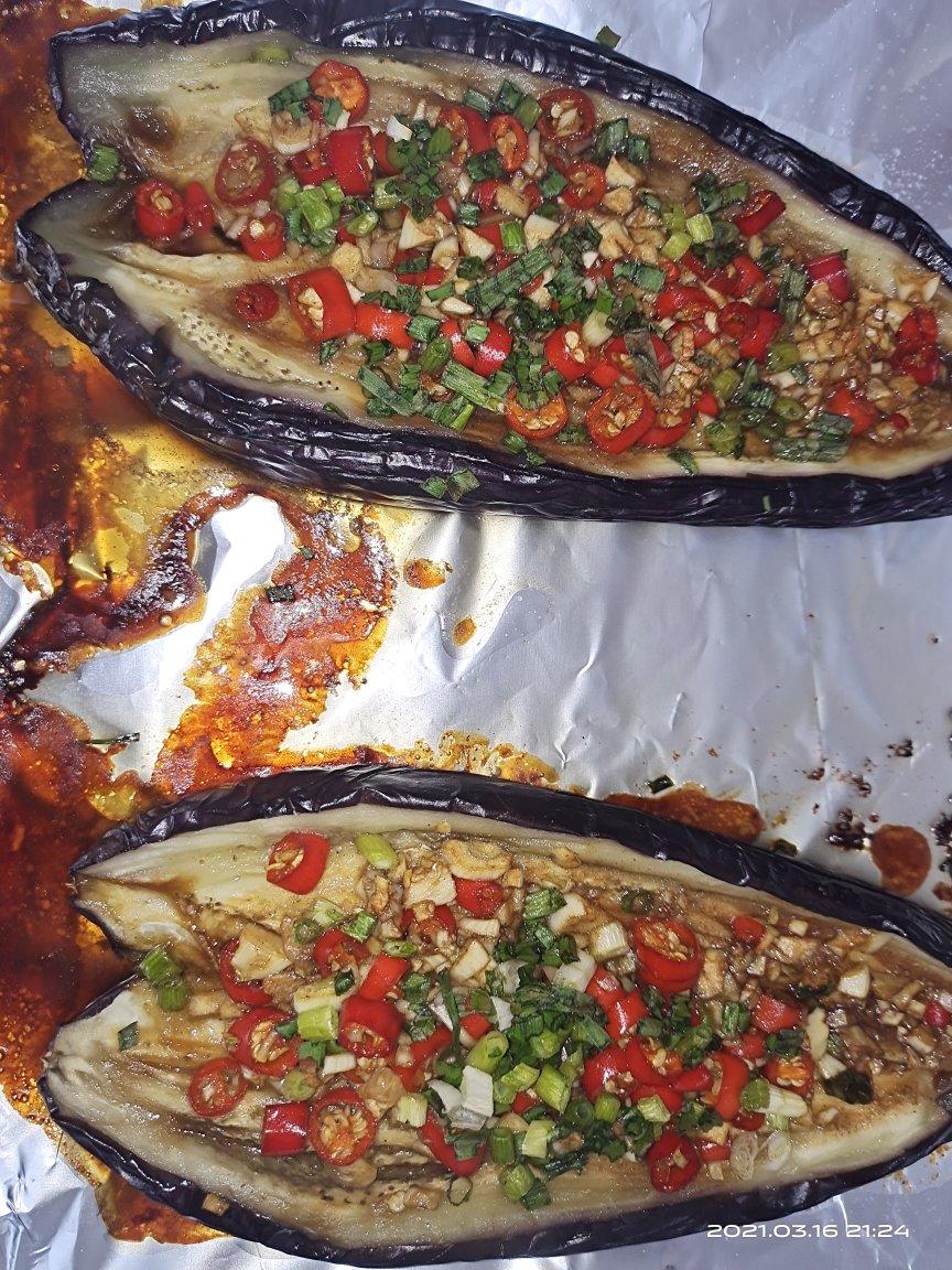 蒜蓉烤茄子🍆【烤箱版】烧烤夜宵Top榜单 省时省力