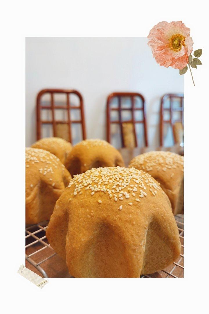 高含量全麦黑糖蜂蜜小面包