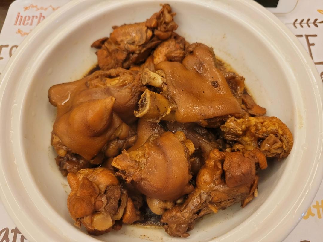 简易版电饭煲卤猪蹄