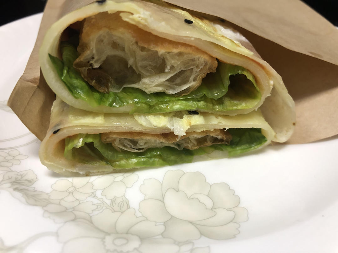 煎饼-自觉完美的煎饼（电饼铛美食）