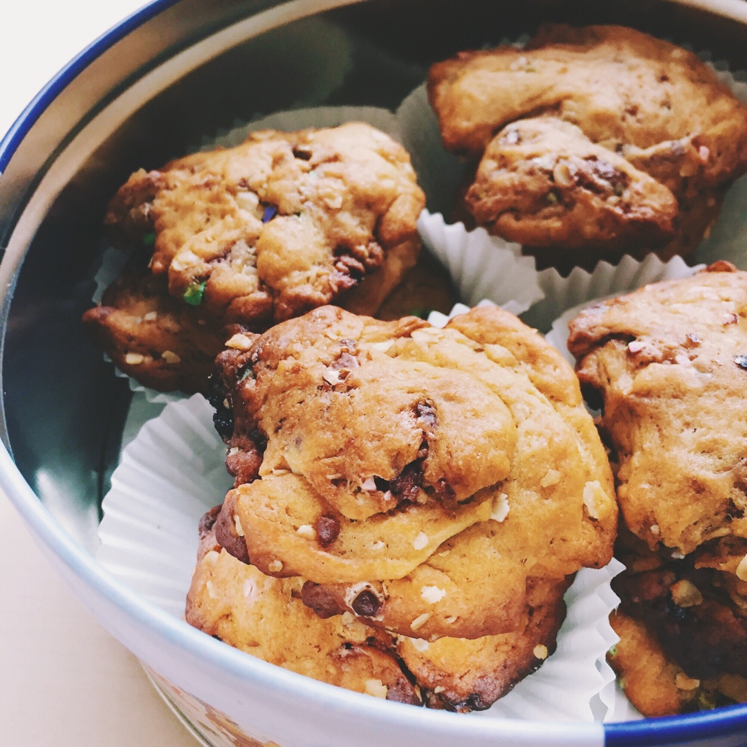 素食版葡萄巧克力软曲奇