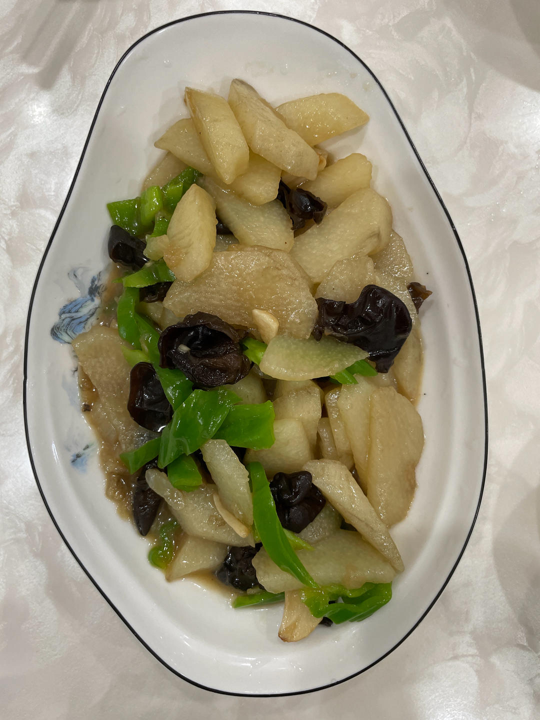素炒山药