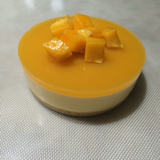 芒果冻芝士蛋糕