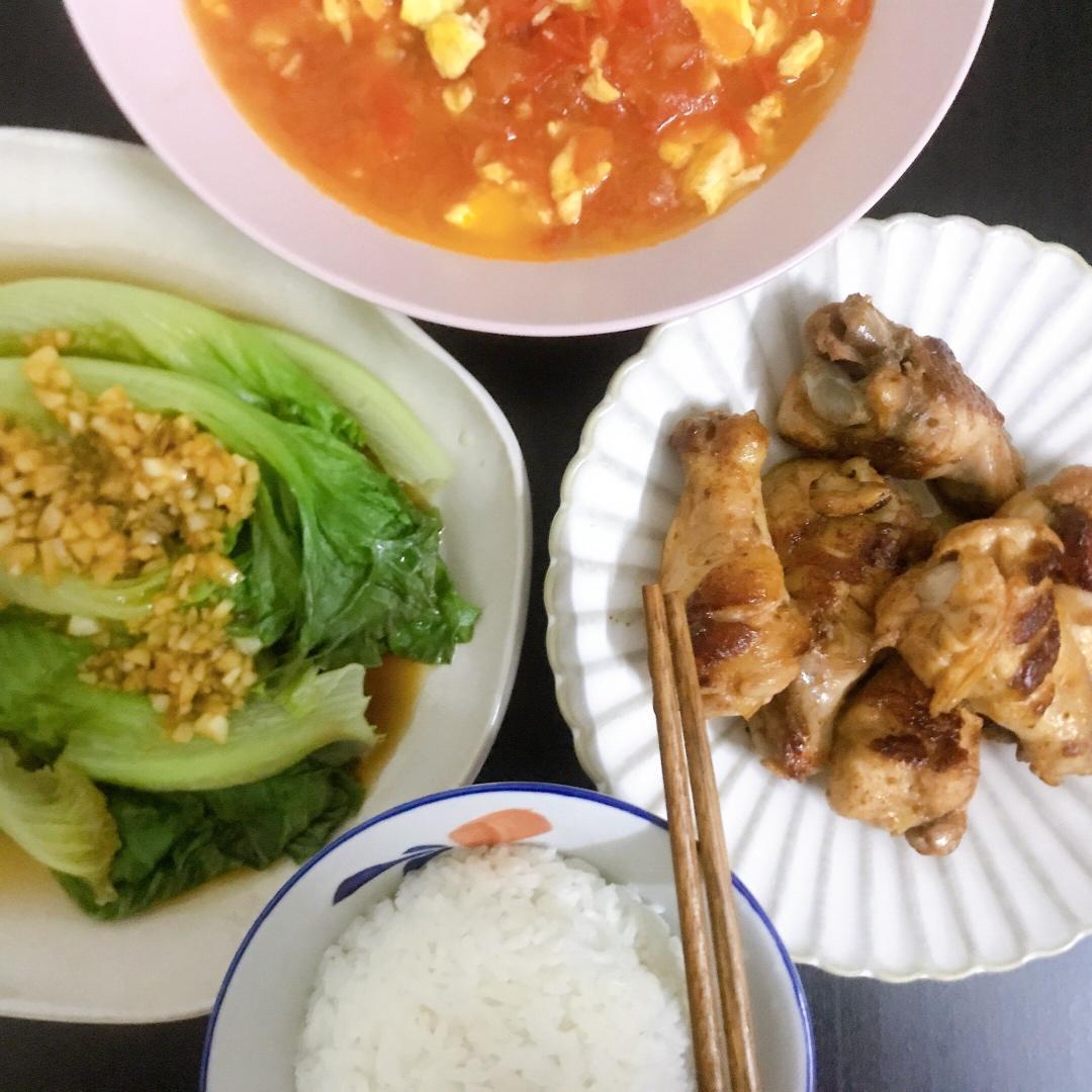 白灼生菜