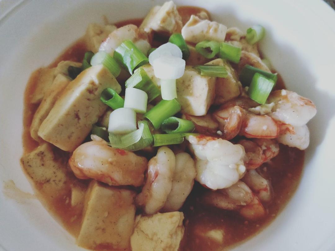 虾仁豆腐