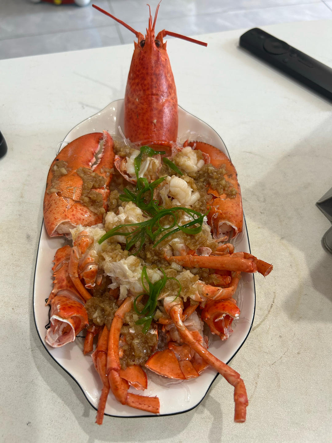 蒜蓉粉丝蒸波龙