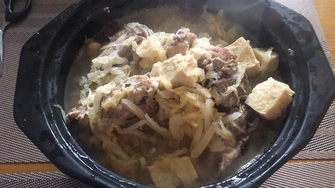 【曼食慢语】酸菜排骨炖粉条