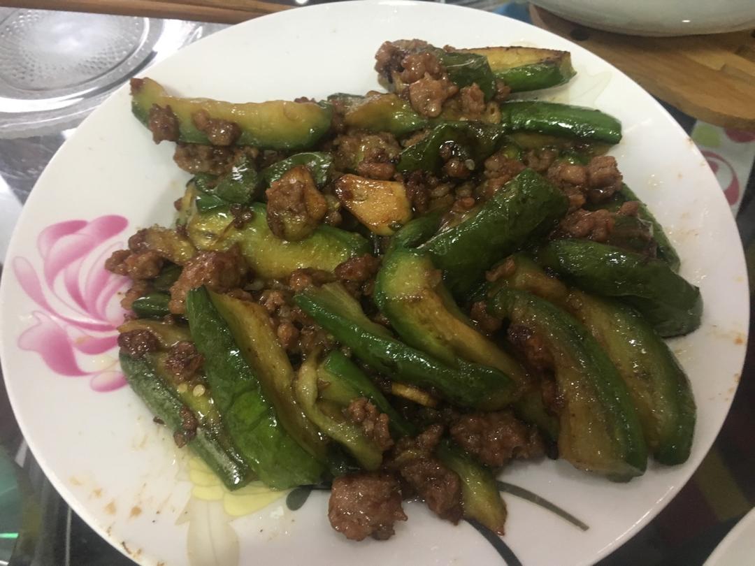 红烧肉沫茄子