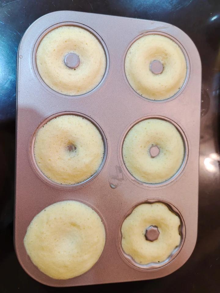 不一样的甜甜圈🍩，甜甜圈蒸糕