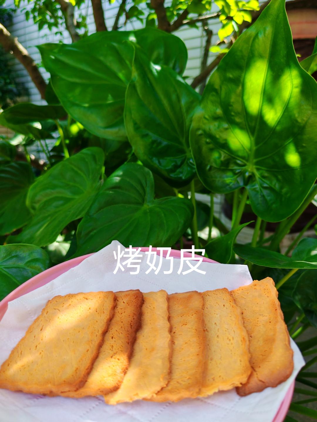 大人小孩儿都爱的烤奶皮(消耗奶油和奶粉)
