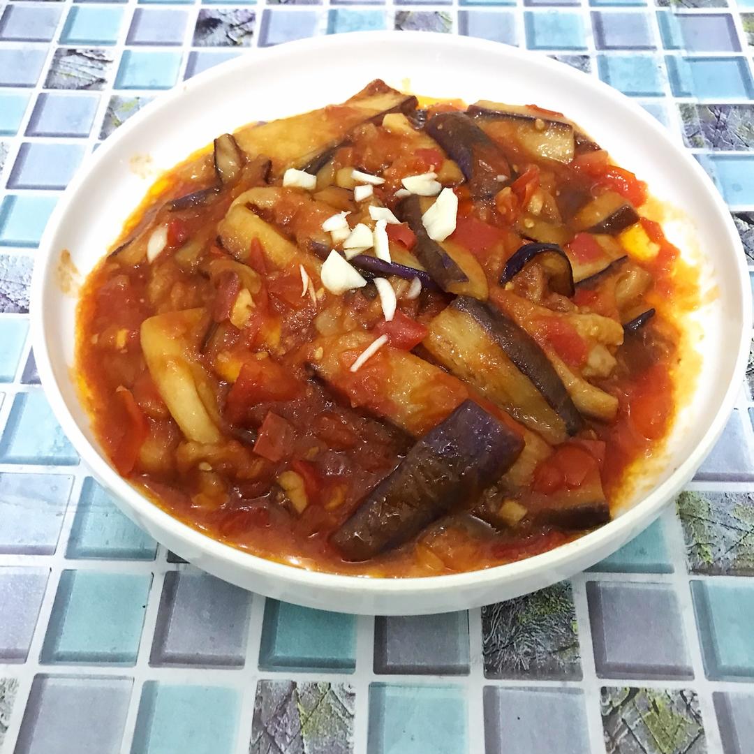 西红柿烧茄子