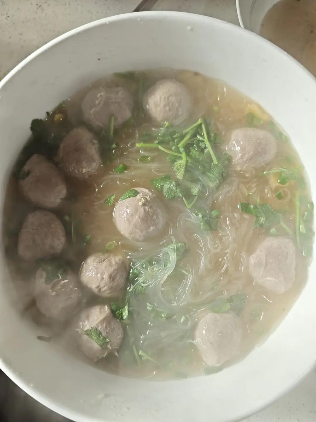 潮汕牛肉丸粉丝汤