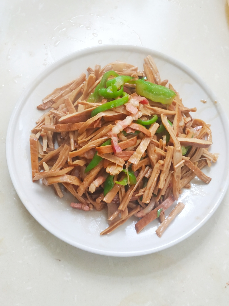 炒笋干——徽州特色菜的做法
