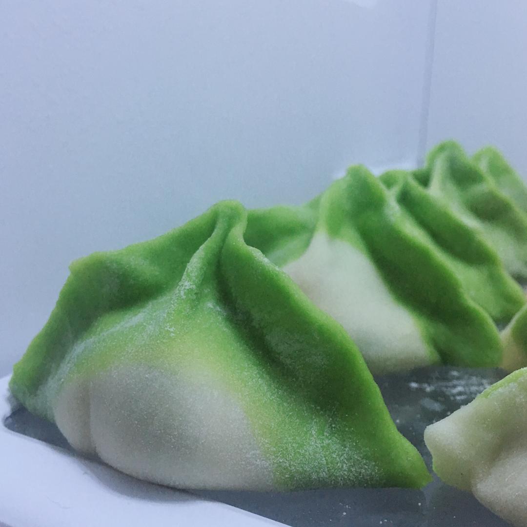 翡翠白玉白菜饺子详细版（附翡翠白玉白菜饺子包法，翡翠白玉饺子皮两种制法，面包机和面，翡翠白玉烧卖，各种馅料搭配）