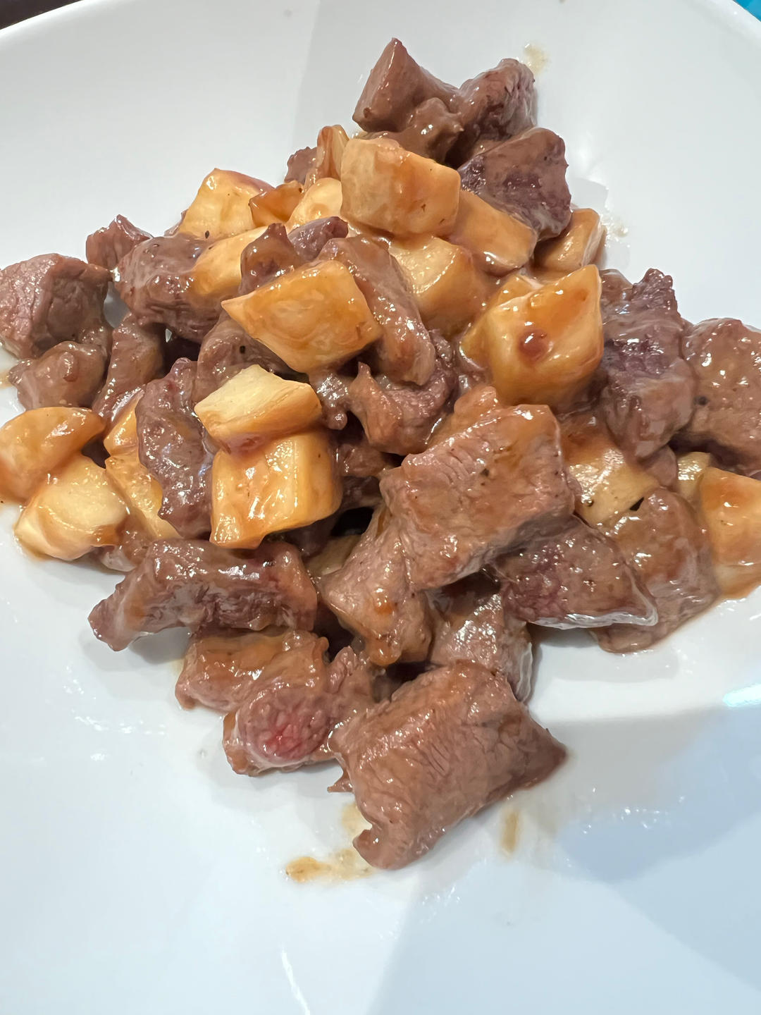 我的轻奢煮艺——杏鲍菇牛肉粒