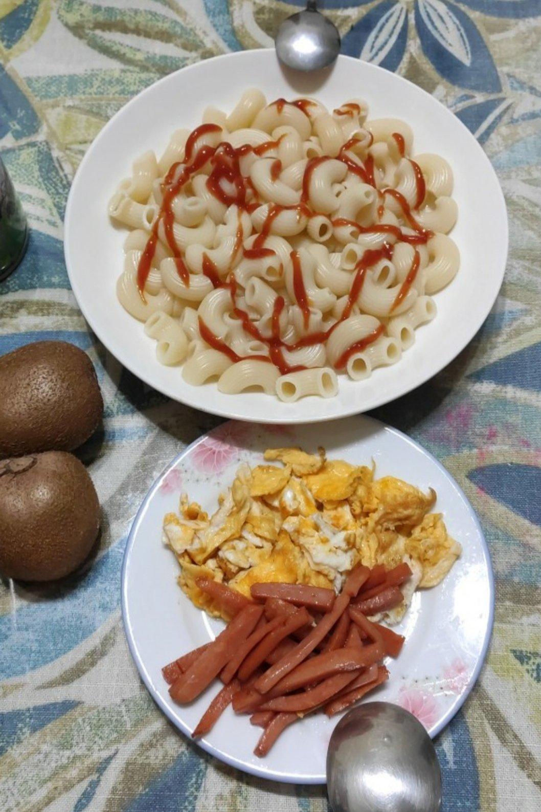 中式炒意大利通心粉（洋菜中做另类美味）