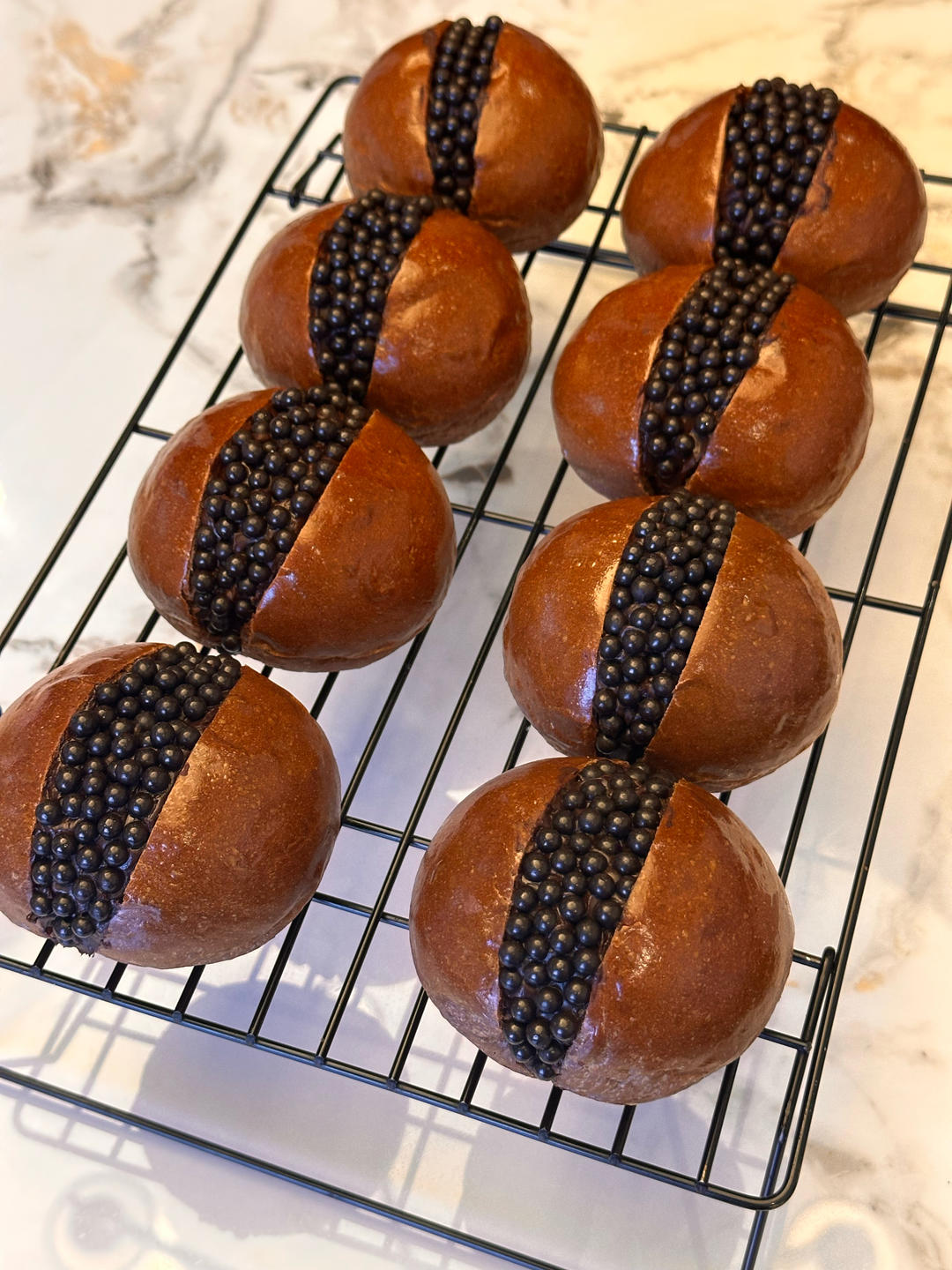 巧克力脆脆珠面包｜巧克力脑袋狂喜