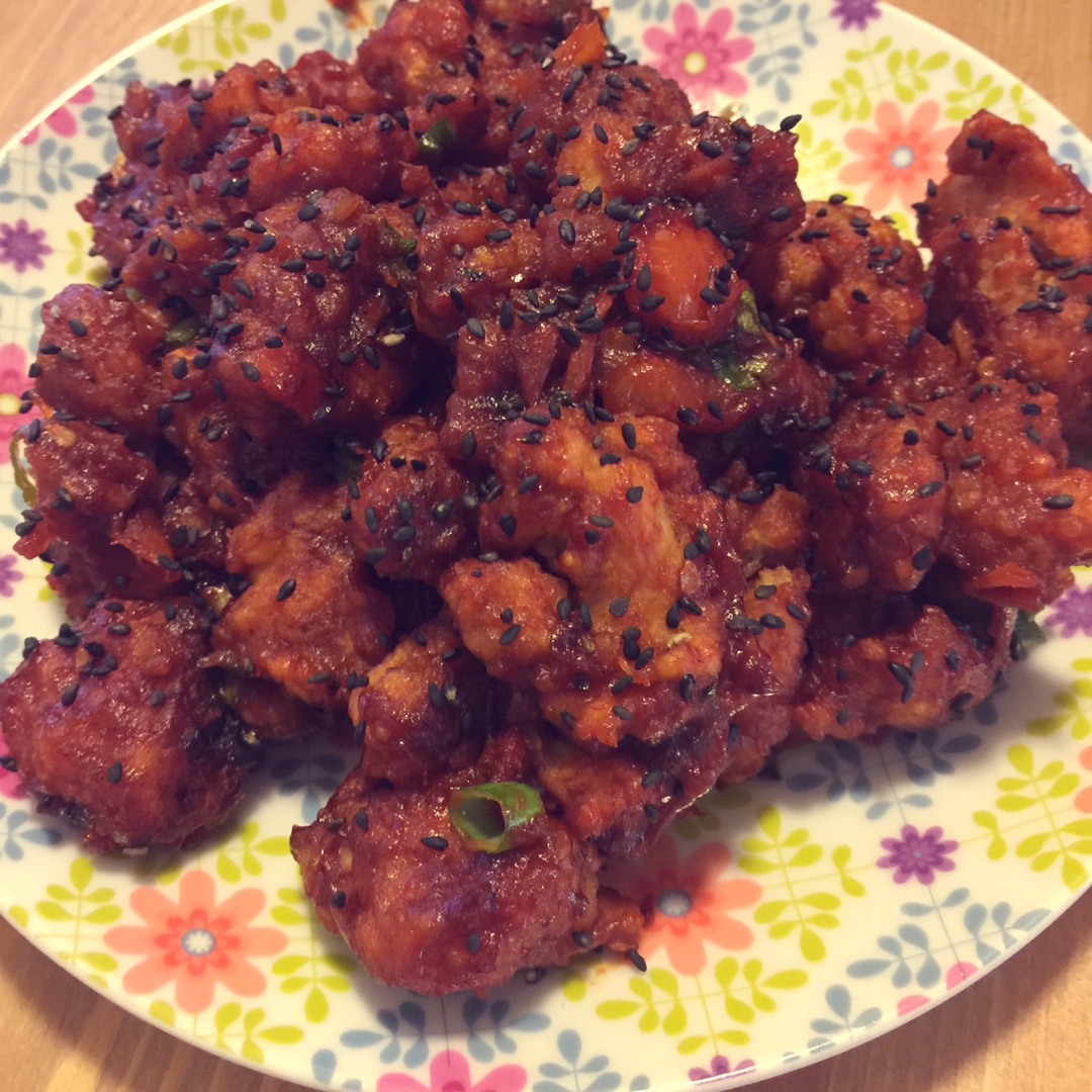 韩式辣酱炸鸡块