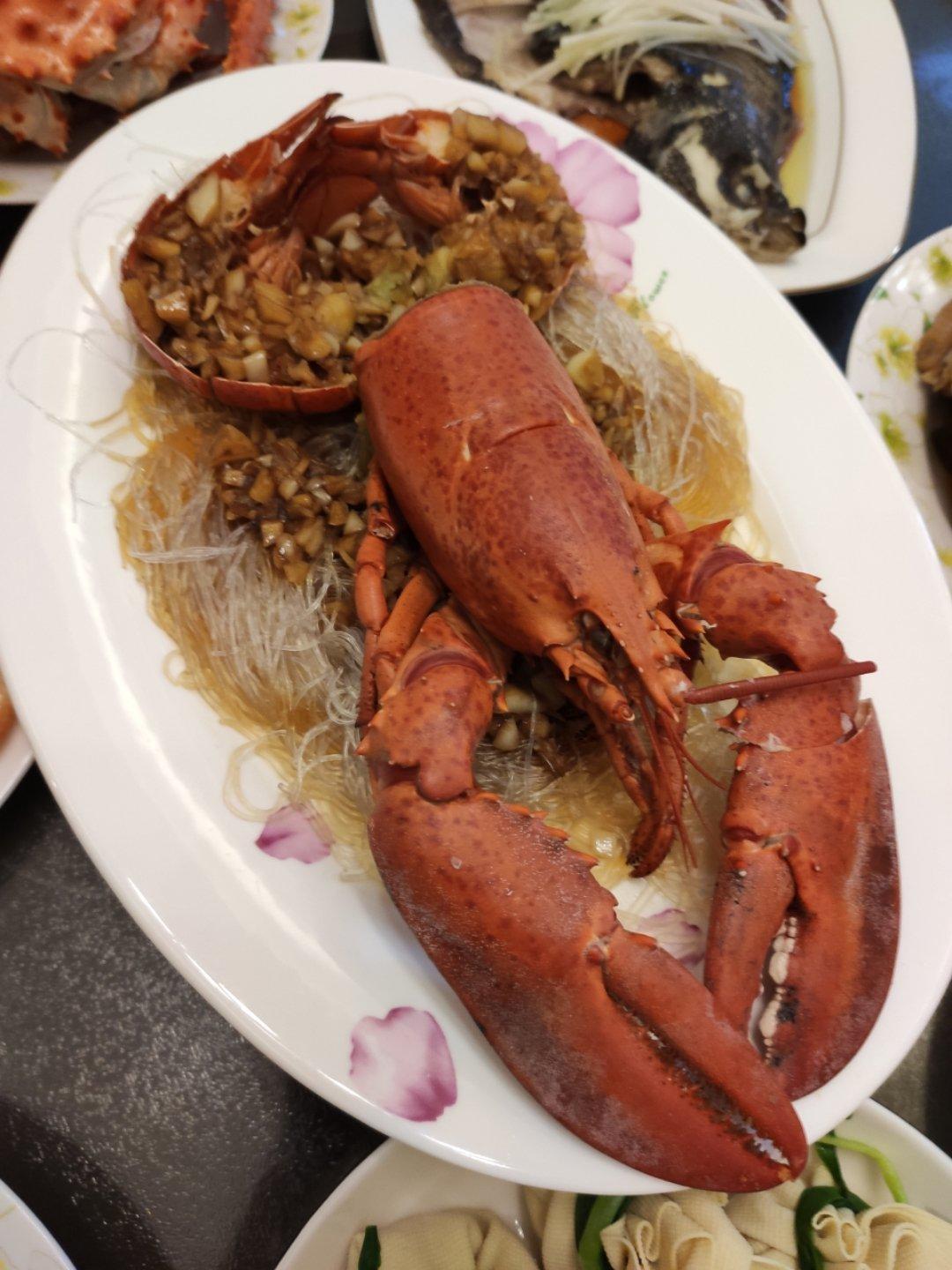 蒜蓉龙虾蒸粉丝