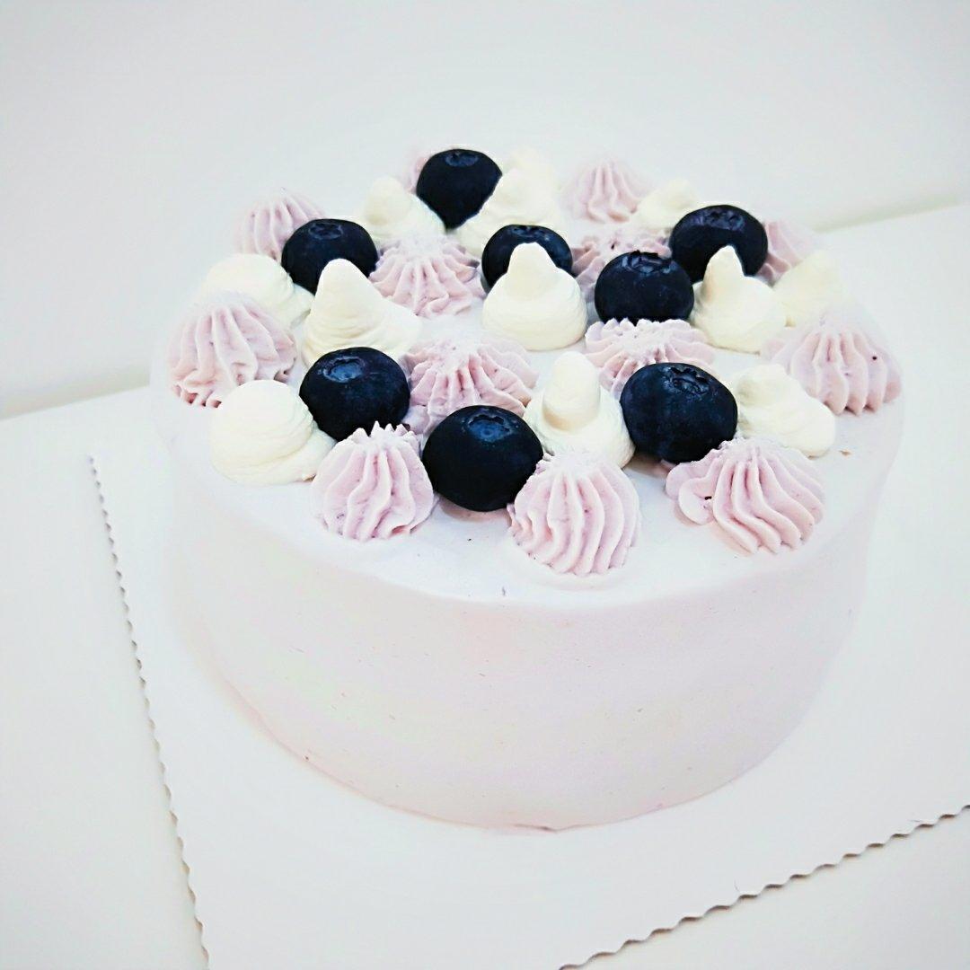 蓝莓奶油蛋糕