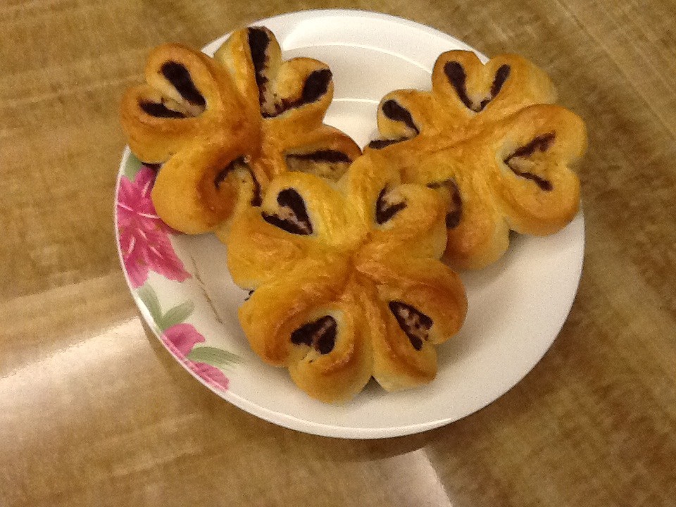 紫薯四叶草面包（汤种法）