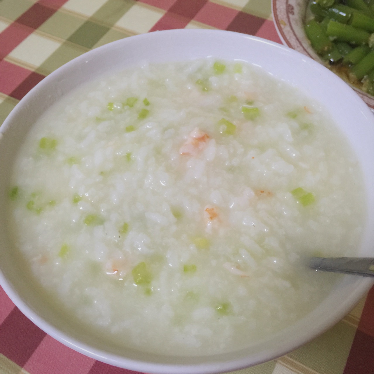 鲜虾香芹粥
