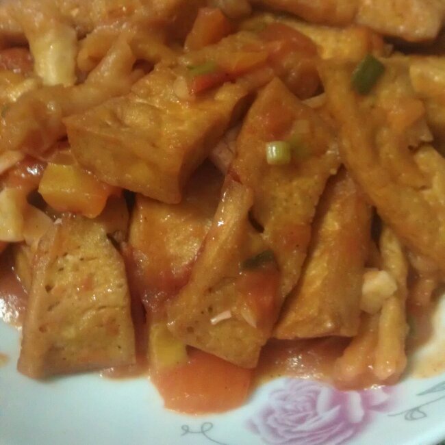 番茄豆腐