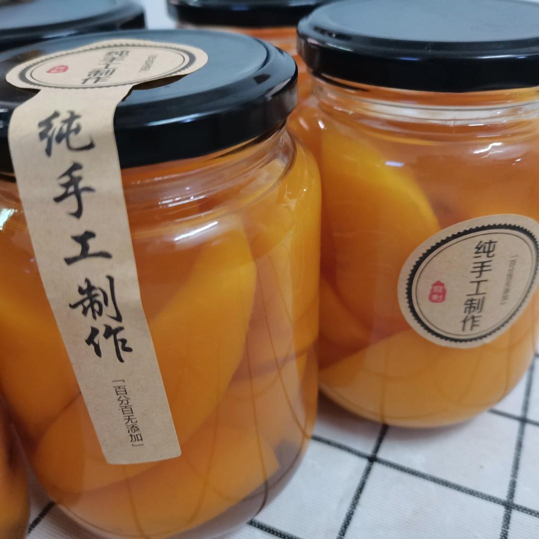 冰糖黄桃罐头（附常温保存方法）