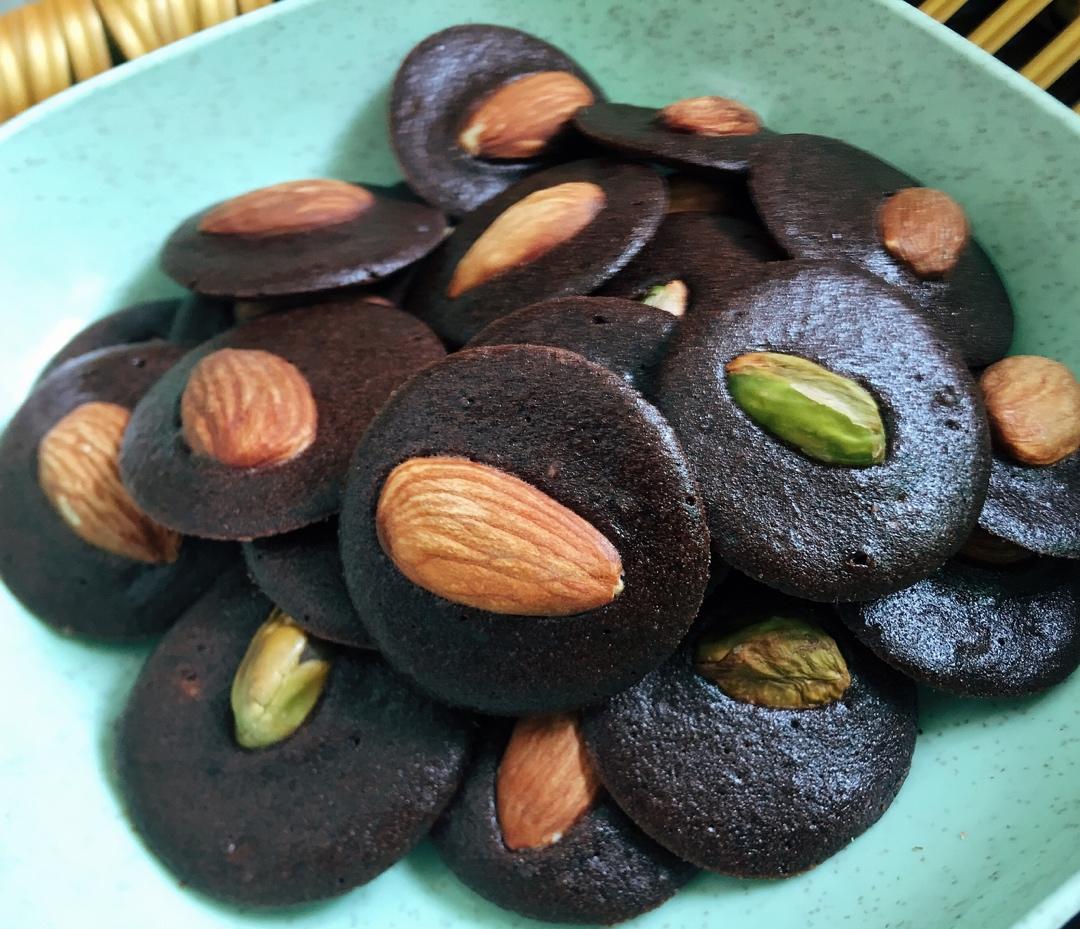 巨简单❗️嘎嘣脆❤️可可坚果薄脆❗️