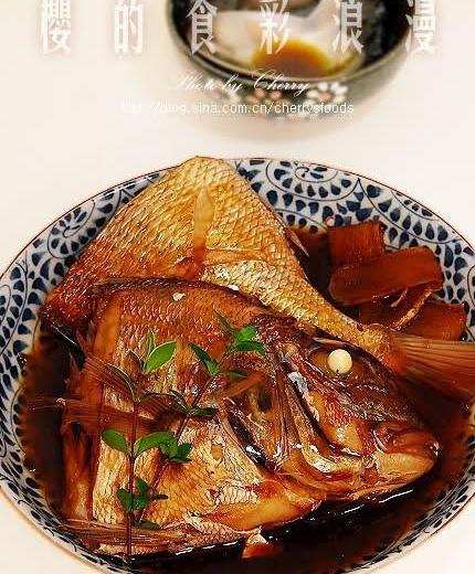 日式煮天然鲷鱼的做法