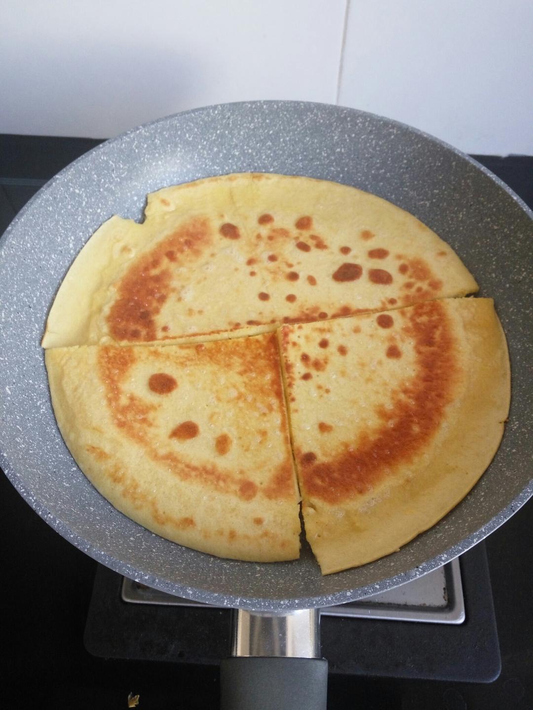 不粘锅玉米饼的做法