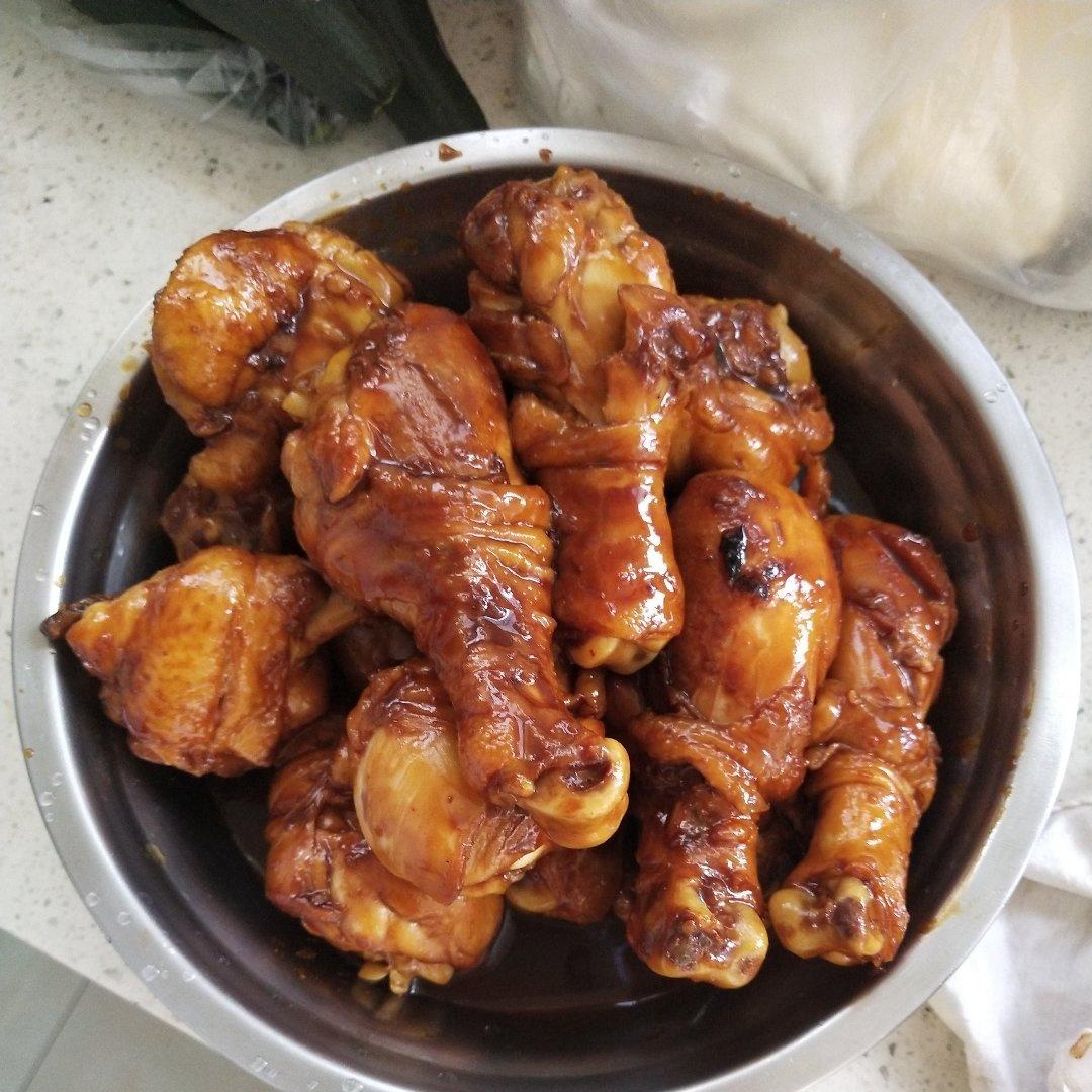 田力君做的红烧鸡肘