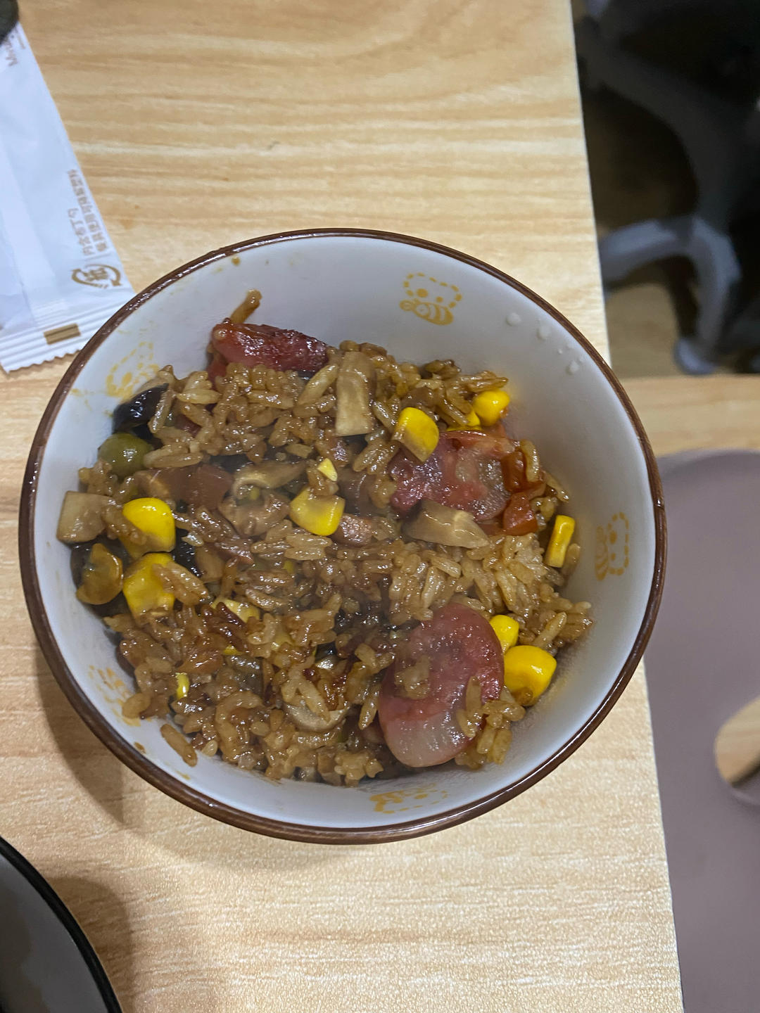 懒人必备～电饭煲腊肠焖饭