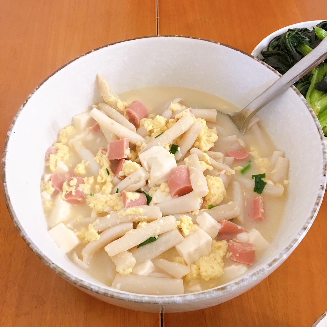 豆腐菌菇汤