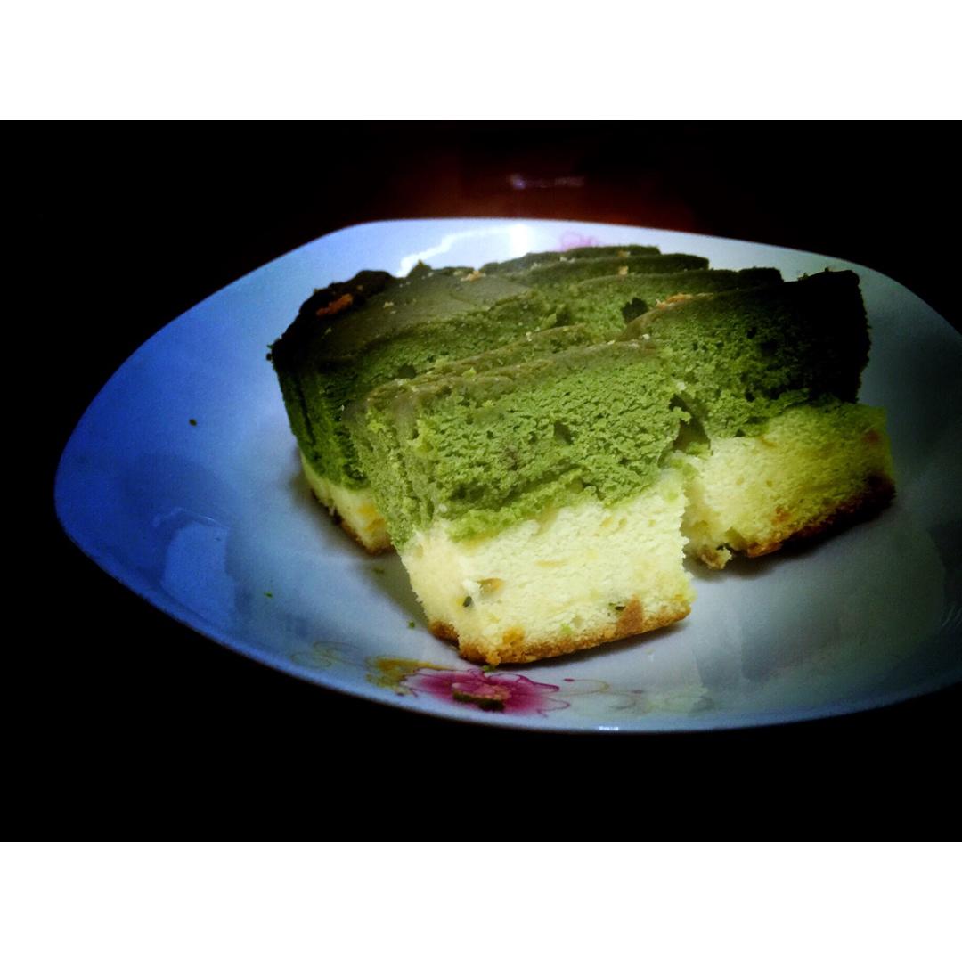 抹茶百香果磅蛋糕