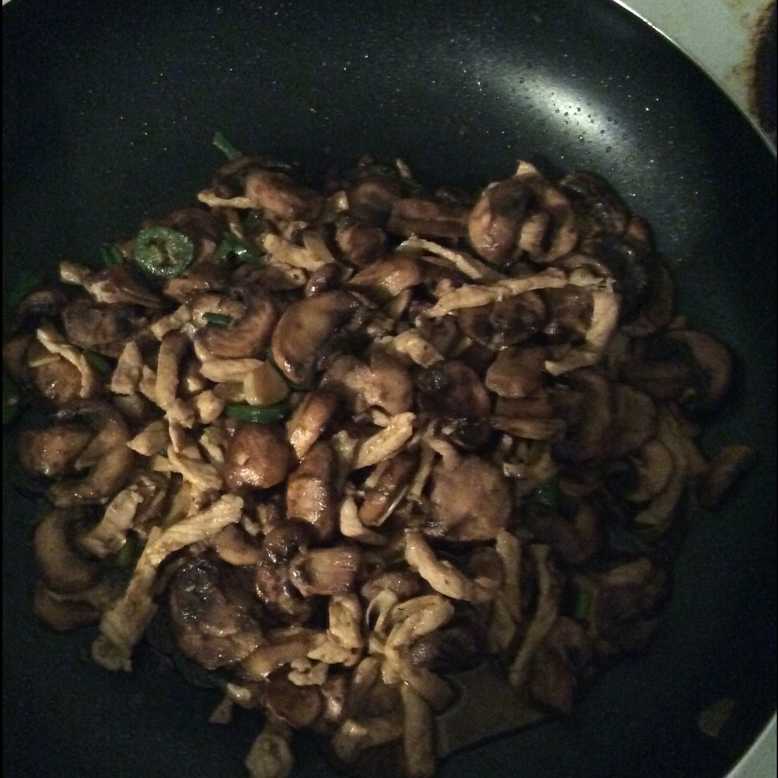 香菇肉片