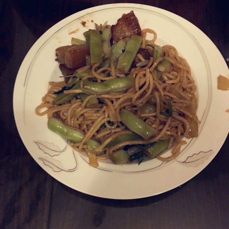 豆角焖面