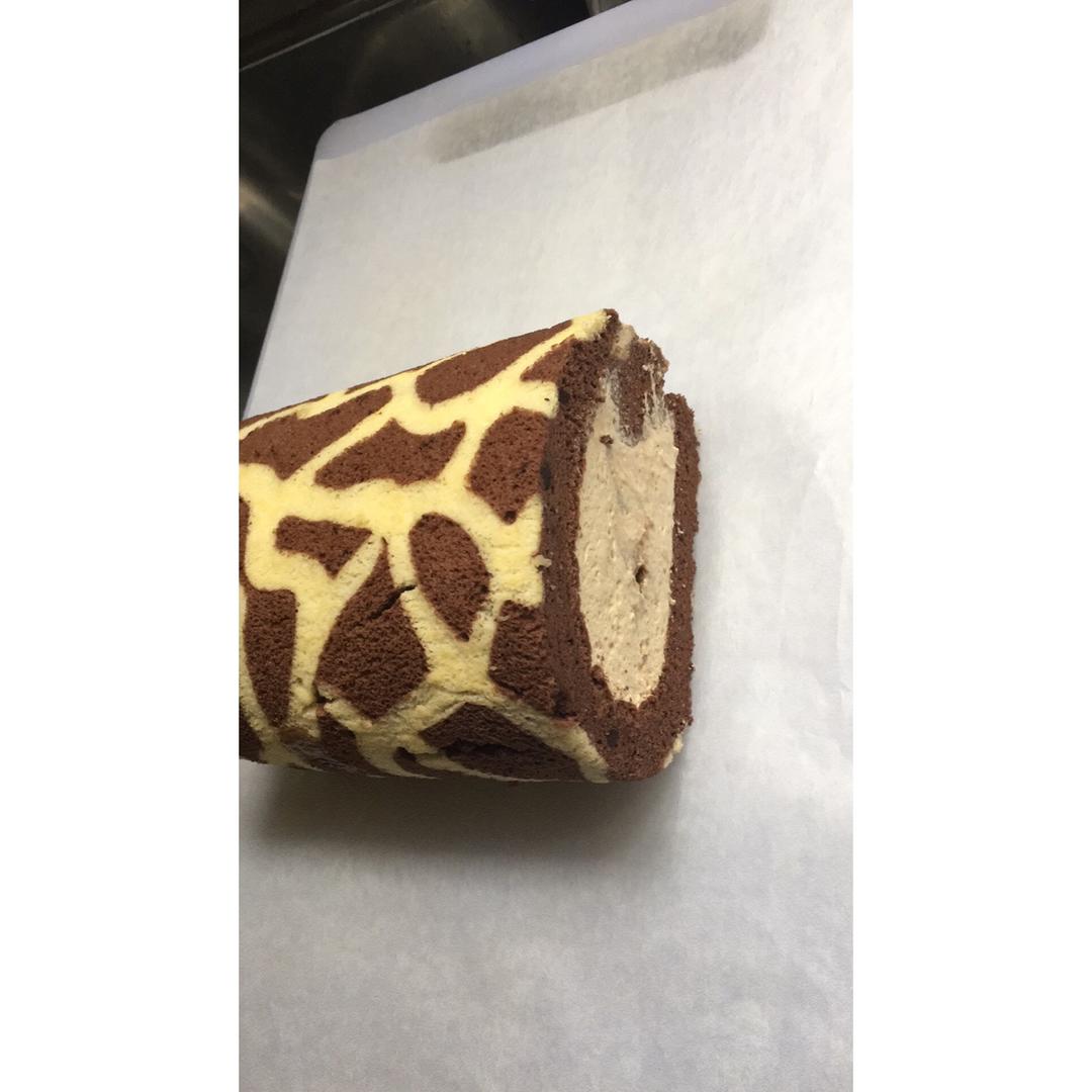 焦糖咖啡奶冻蛋糕卷