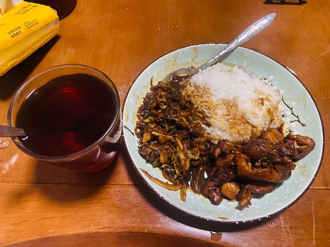 照烧鸡腿饭
