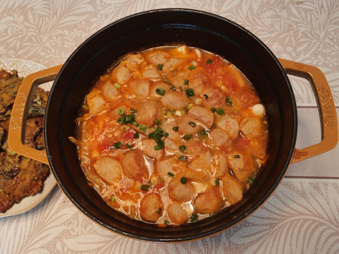 番茄滑肉煲｜肉片超级嫩滑！天冷来上一锅太暖了