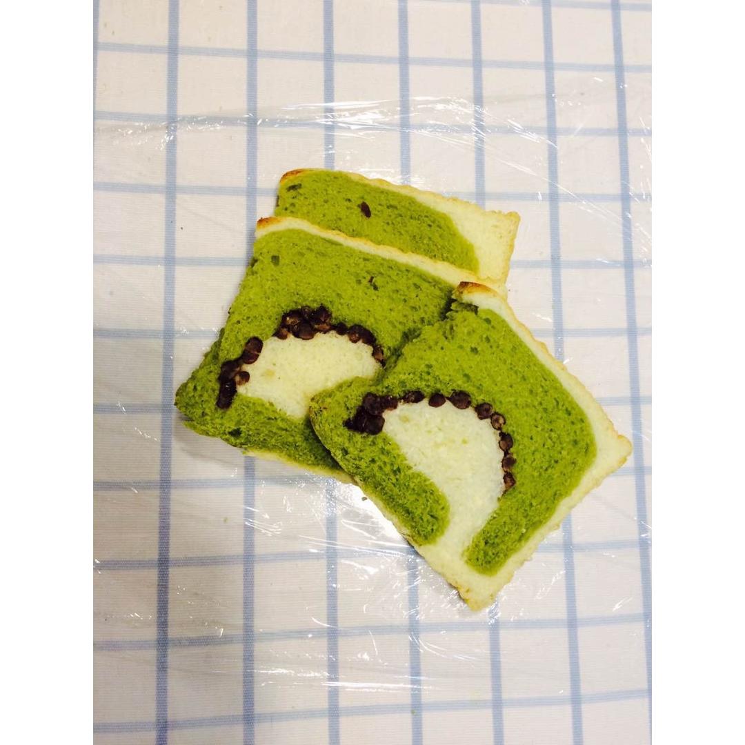 抹茶蜜豆吐司