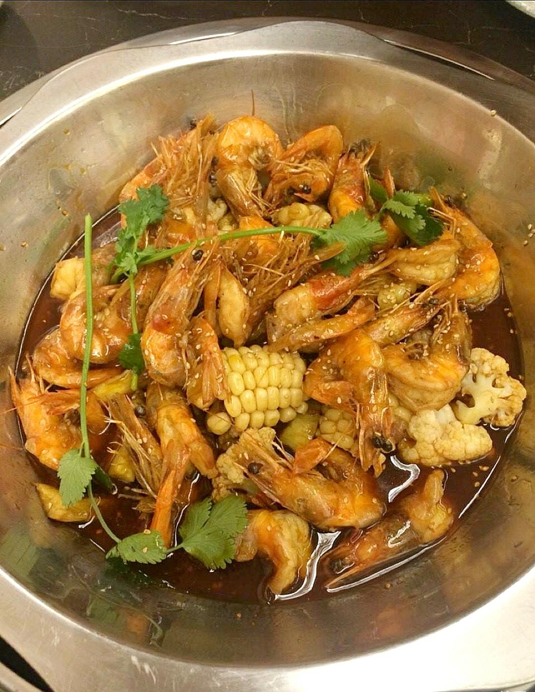 自制苏到胃的王婆大虾火锅