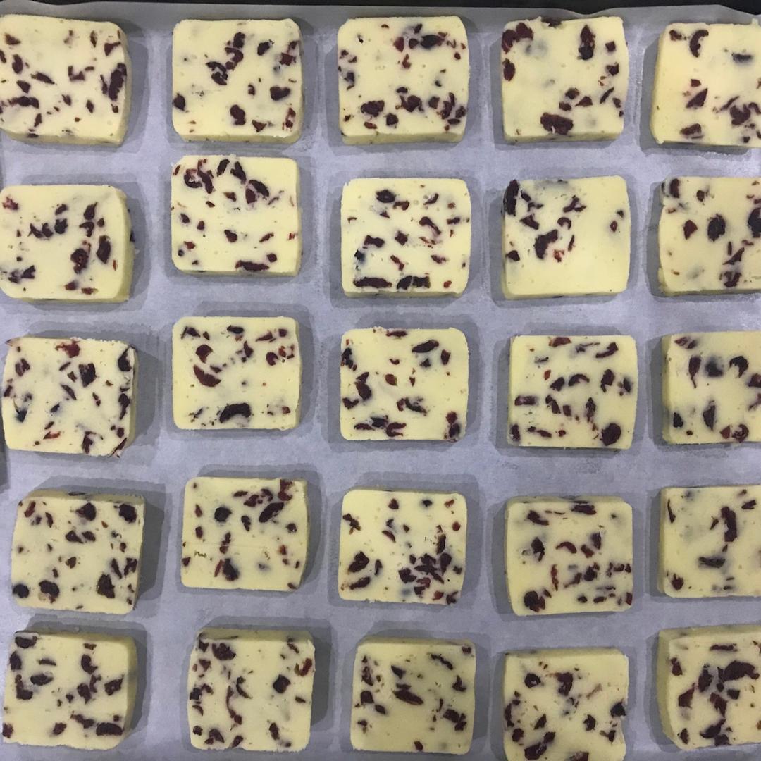 低糖少油版蔓越莓饼干