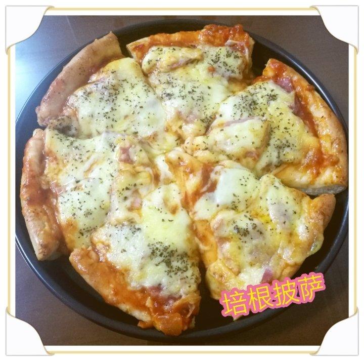 芝心培根肉披萨（最完整步骤，适用所有口味披萨面团））