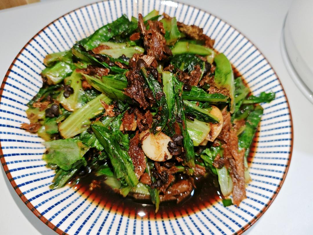 豆豉鲮鱼油麦菜