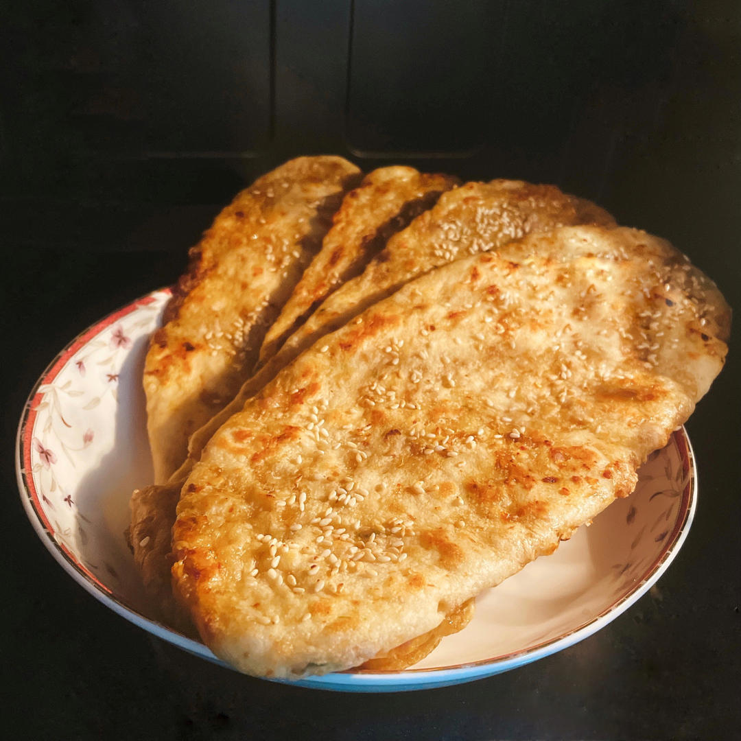 易一一一做的榨菜鲜肉锅盔(发面,死面通用)